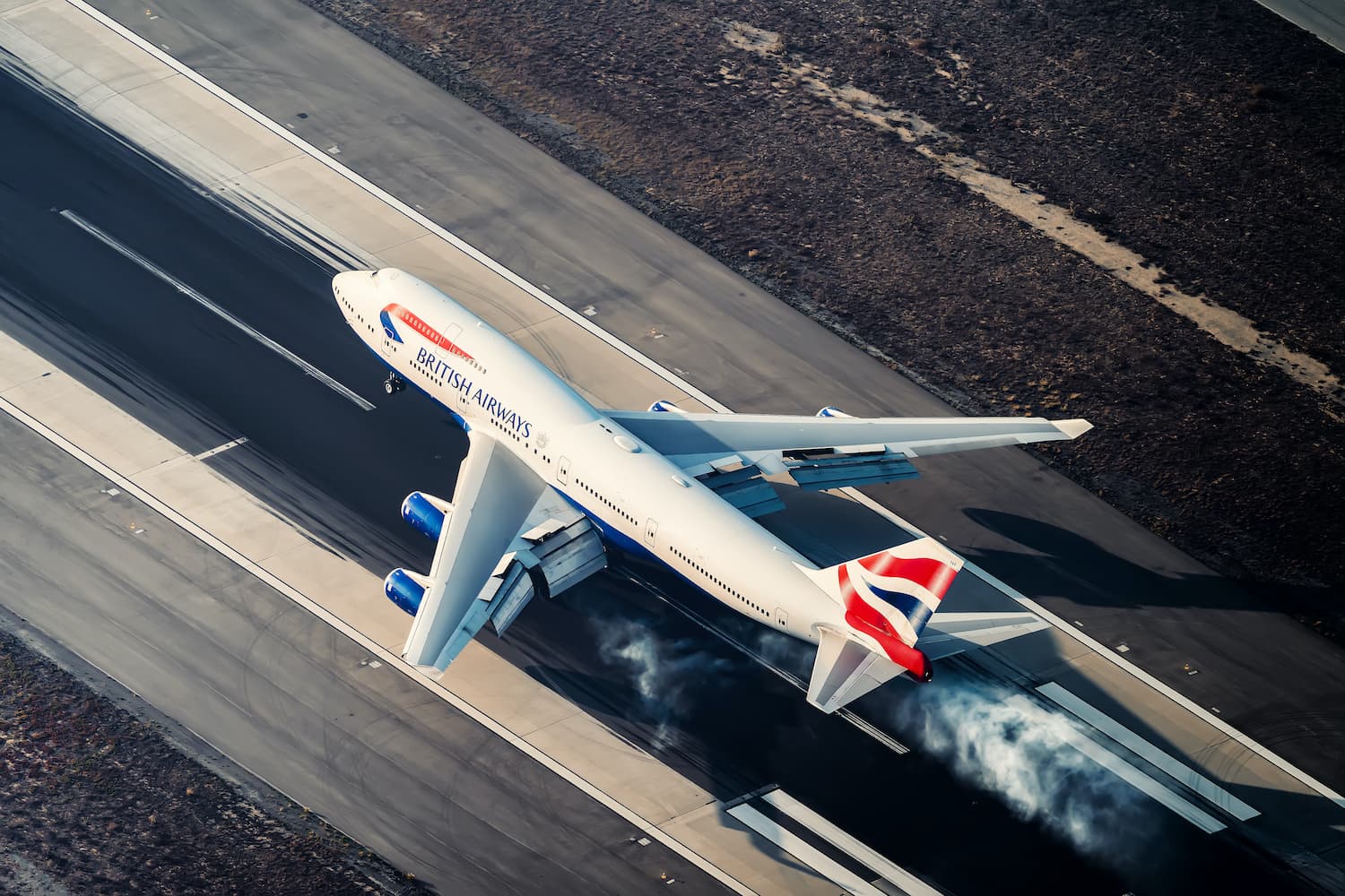 British Airways Aerial View
