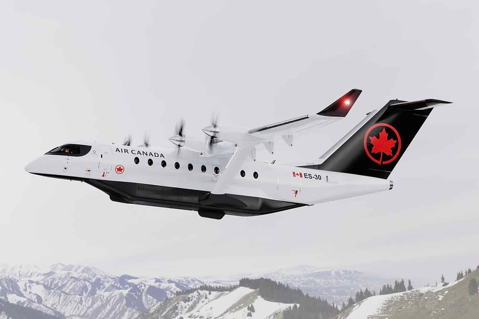 Air Canada Orders New ES-30 Electric Aircraft