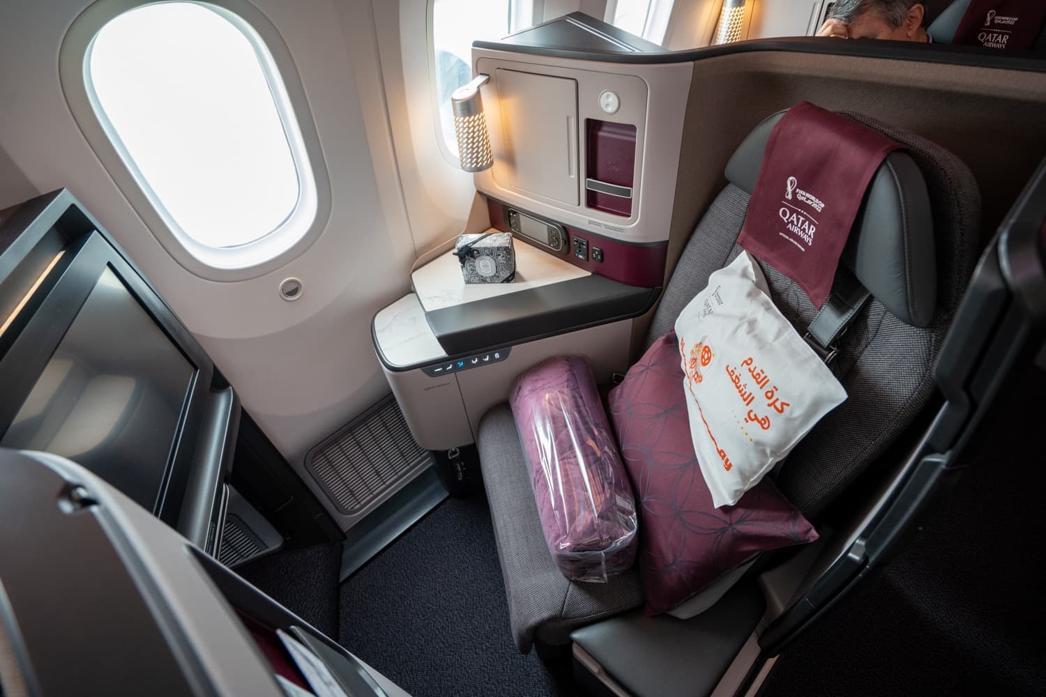 Review: Qatar Airways 787-9 Business Class Barcelona to Doha