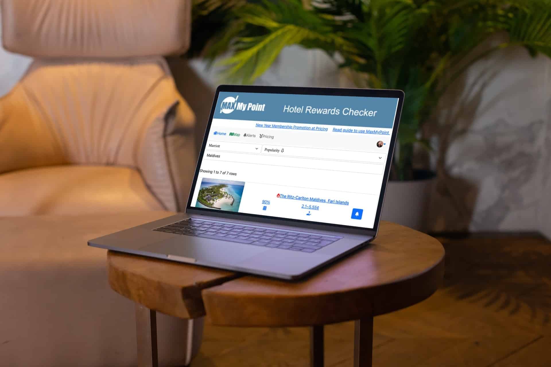 MaxMyPoint: Find & Track Hotel Award Availability