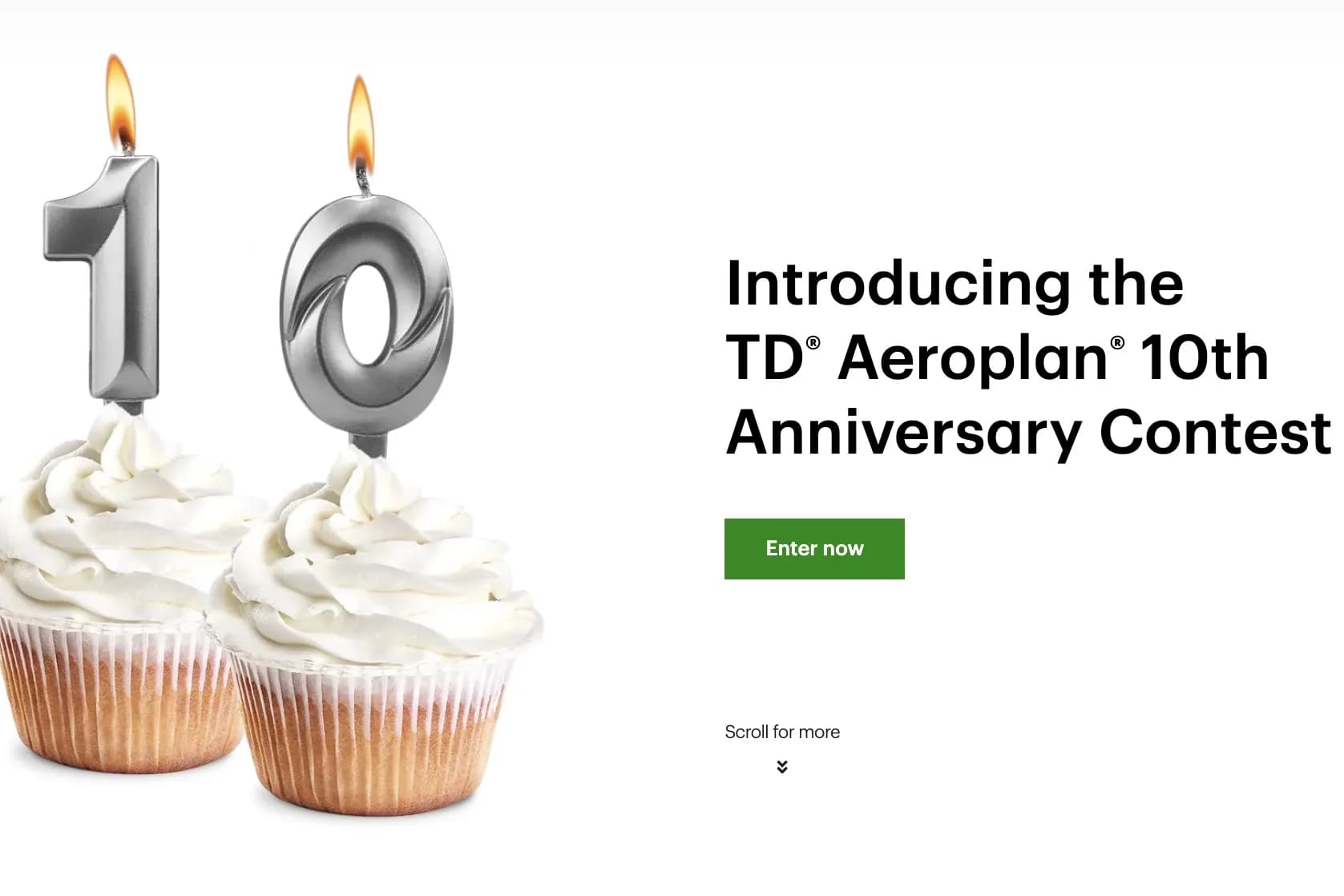 TD and Aeroplan Launch 10th Anniversary Contest