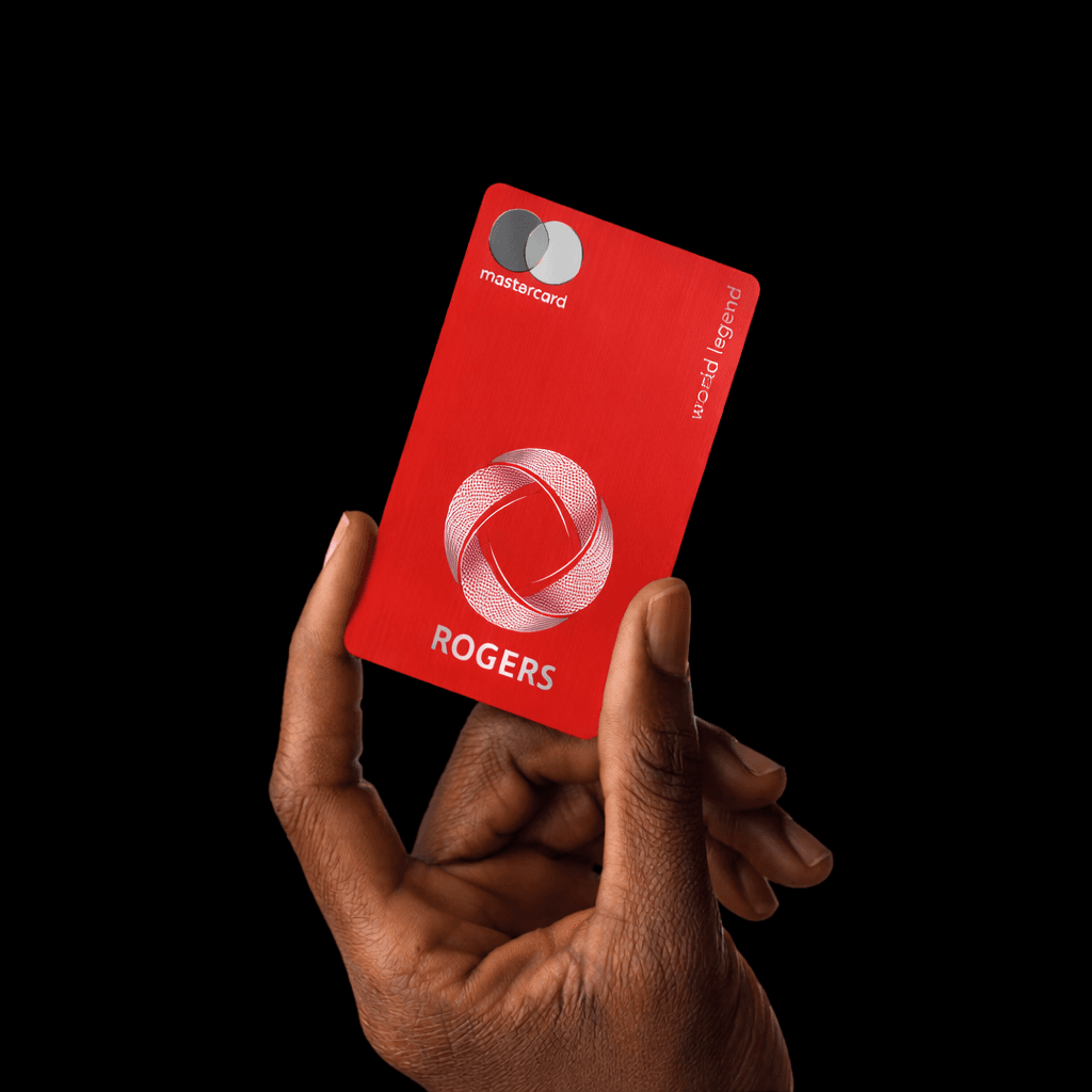 Rogers Red World Legend Mastercard in hand