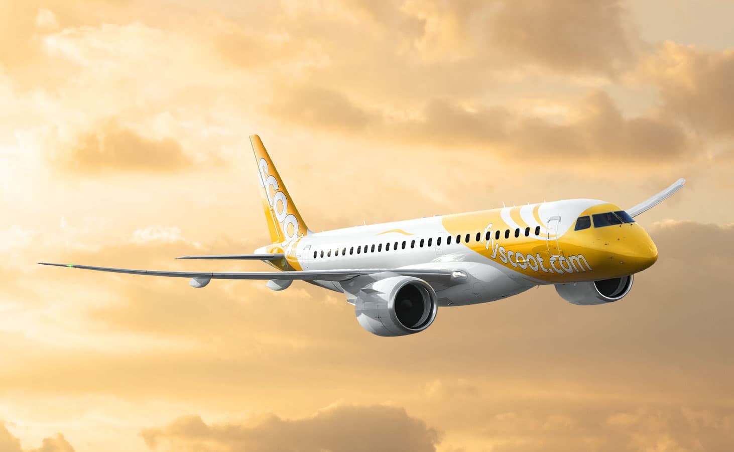 Scoot Embraer E190-E2 aircraft