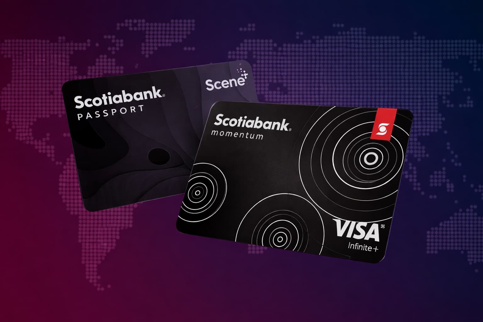 Scotiabank Visa Infinite + rebrand graphic