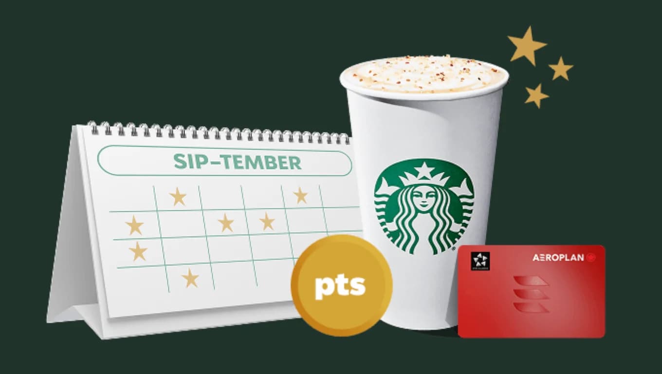 Starbucks Sip-Tember to Remember with Aeroplan, September 2026