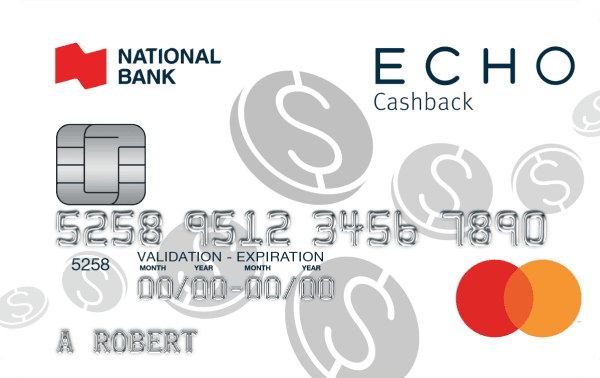 National Bank® ECHO® Cashback Mastercard®