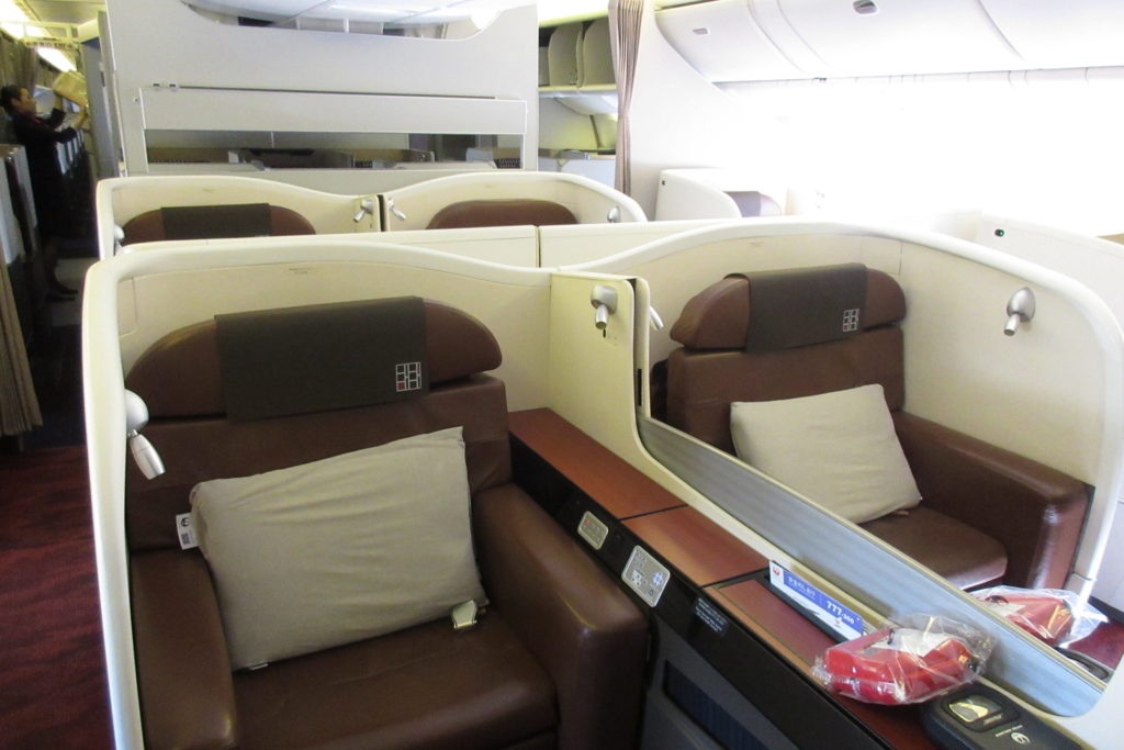 japan airlines first class trip report