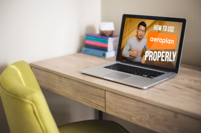 Homepage mockup display