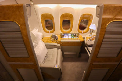 Emirates 777 First Class – Seat 2A