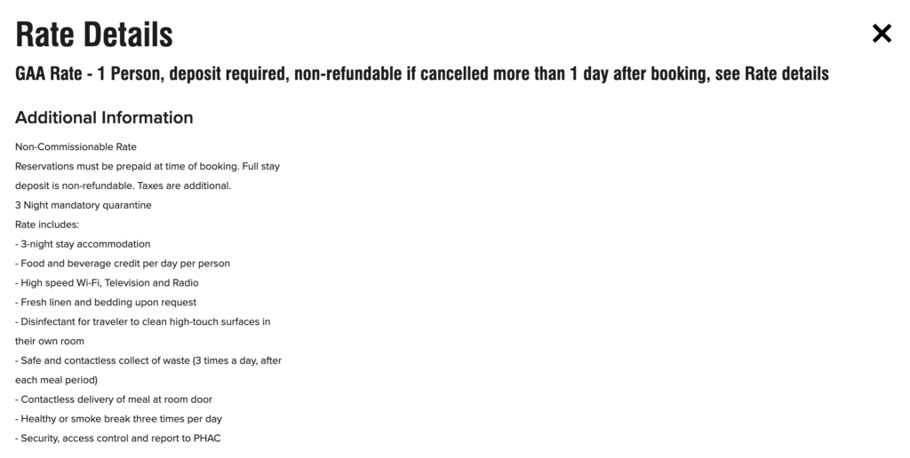 Hotel Quarantine in Canada List of Hotels & Guidelines Prince of Travel