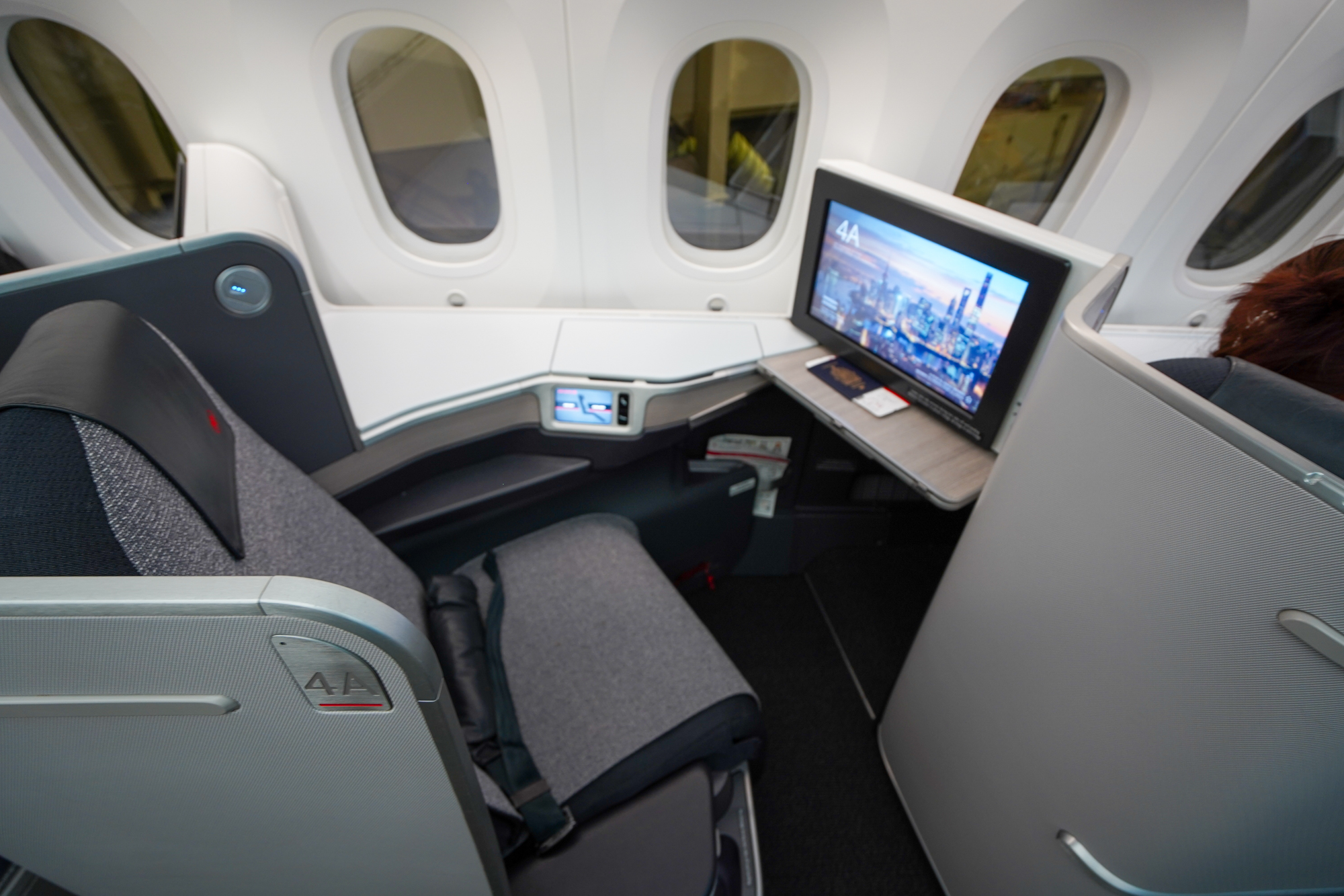 Air Canada 787 business class – Seat 4A