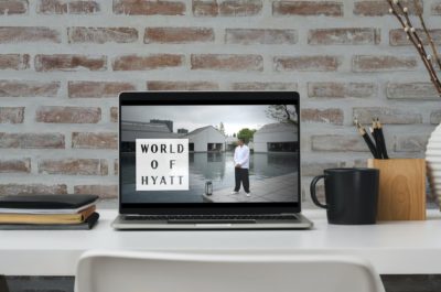 Blog post layout design mockup