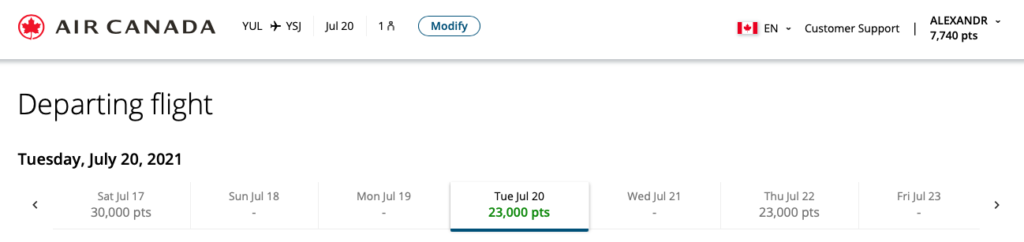 How to Search and Book Aeroplan Award Flights | Prince of Travel
