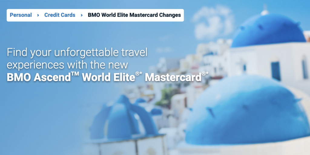 bmo ascend world elite travel insurance