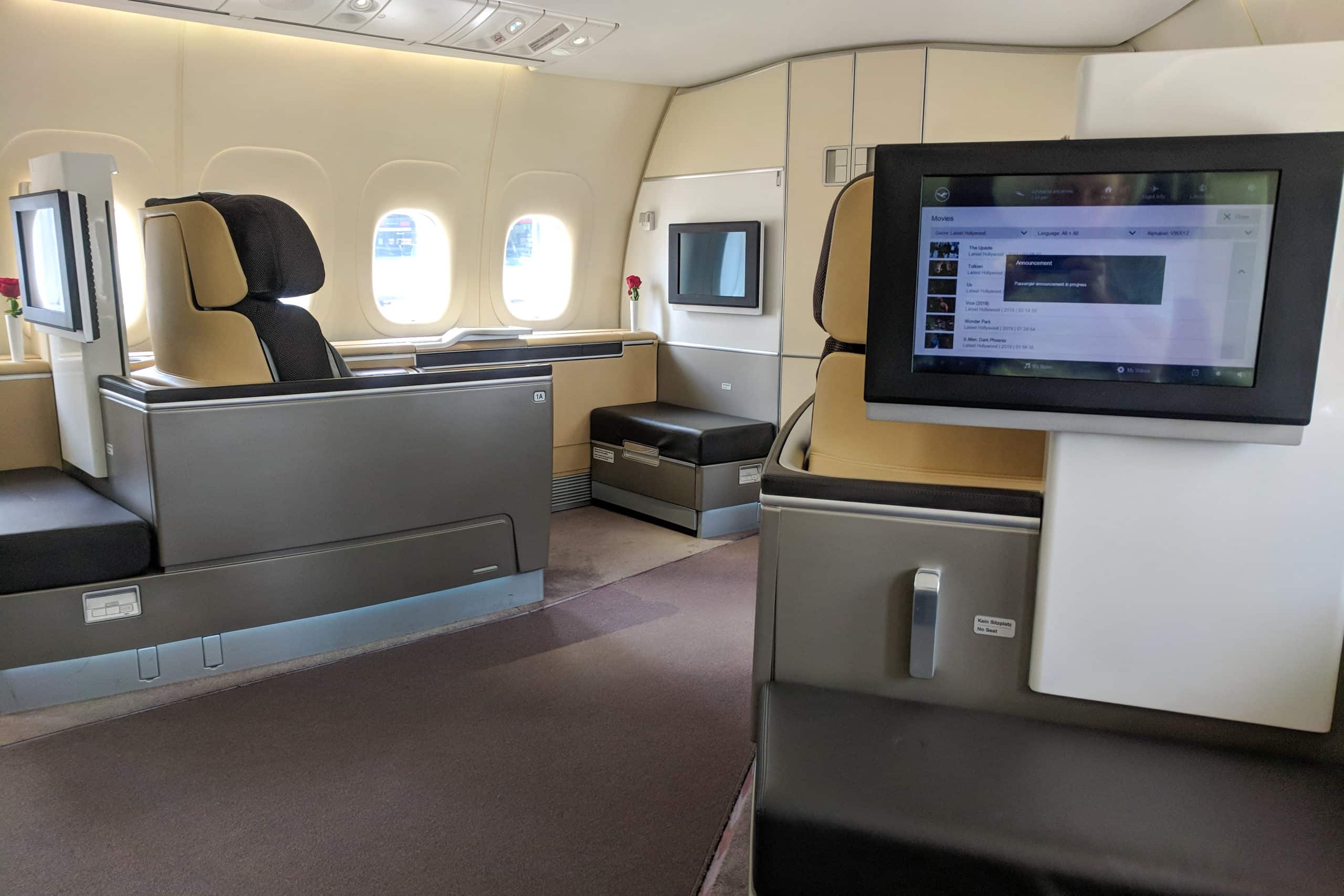 Lufthansa First Class Cabin Lufthansa first class cabin