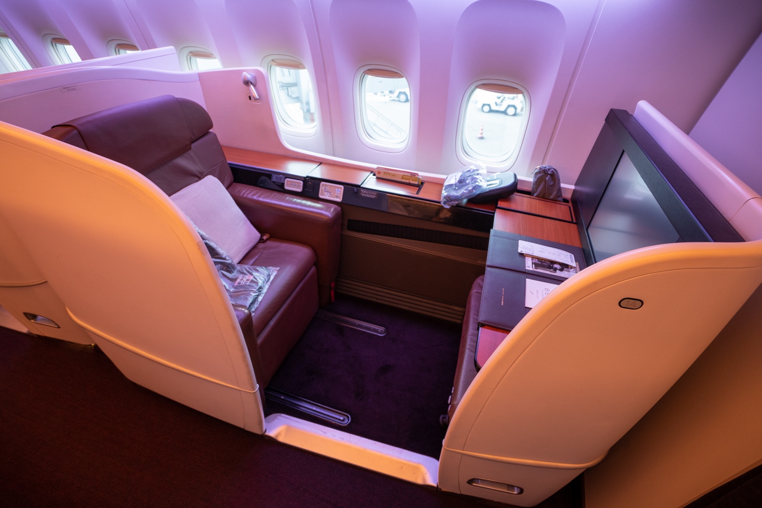 These first class flight seats are as decadent as it gets