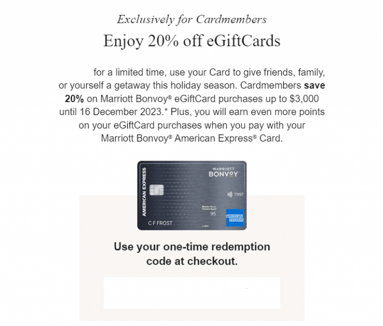 Buy Marriott Gift Cards with a 20 Discount (Targeted) Prince of Travel