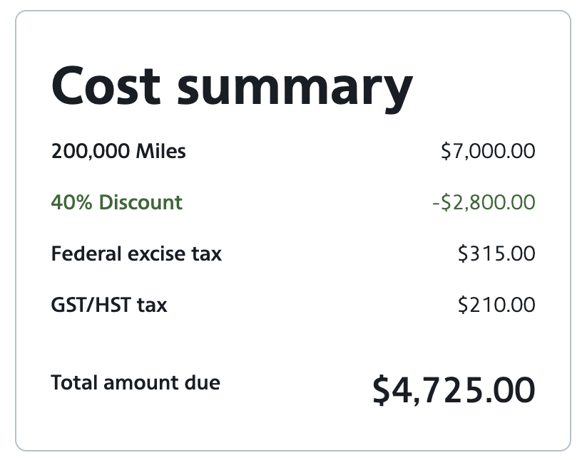 Buy AAdvantage Miles with a 40% Discount Canadian address