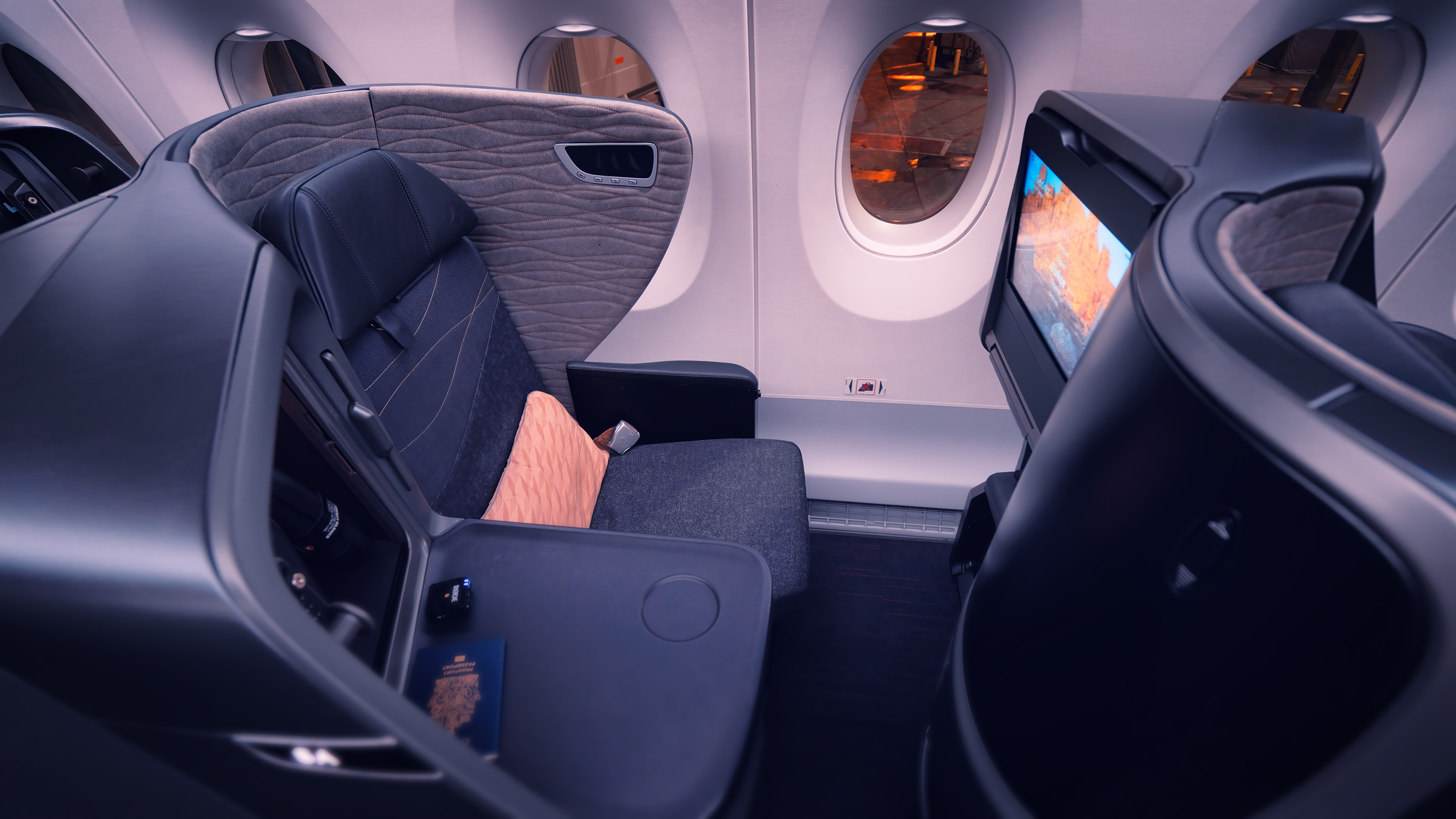 Turkish A350 business class seat