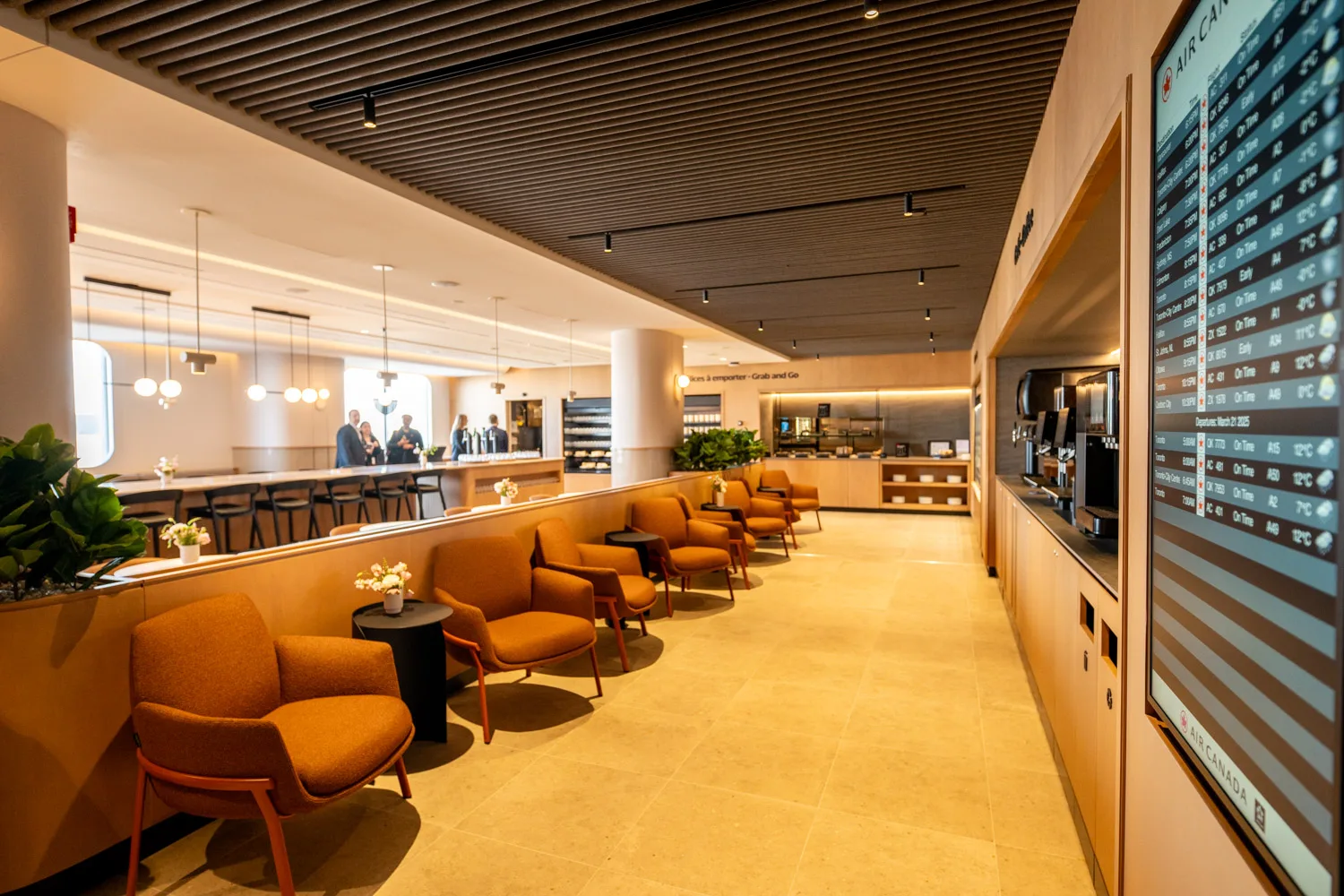 Inside the New Air Canada Café Montreal