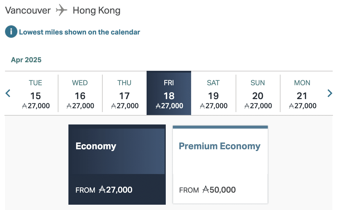 cx yvr hkg y