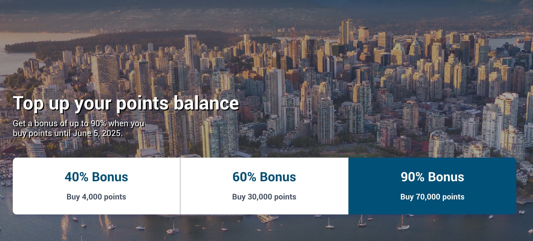 buy aeroplan points with 90% bonus