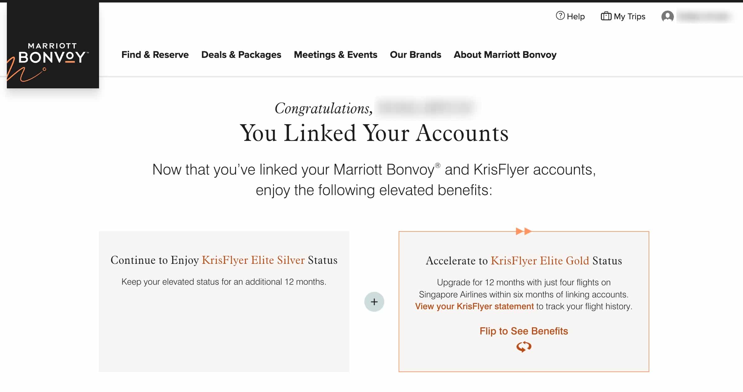 marriott bonvoy to krisflyer status match