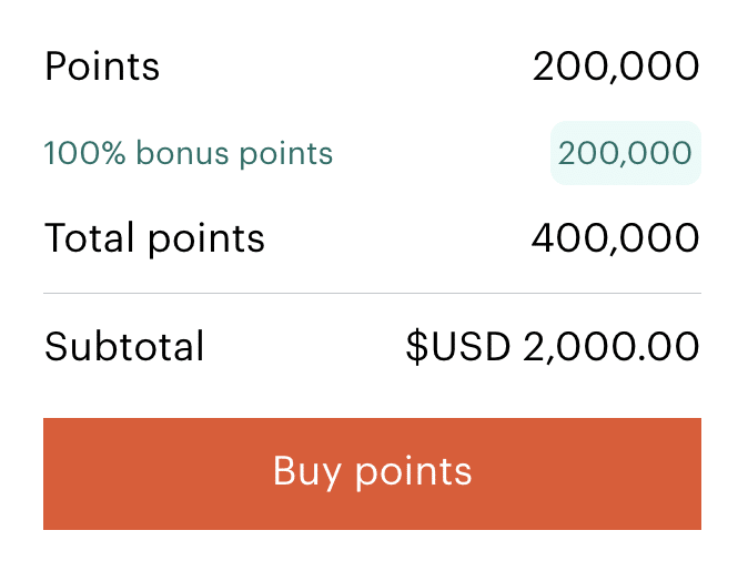 IHG buy points promo may 2025