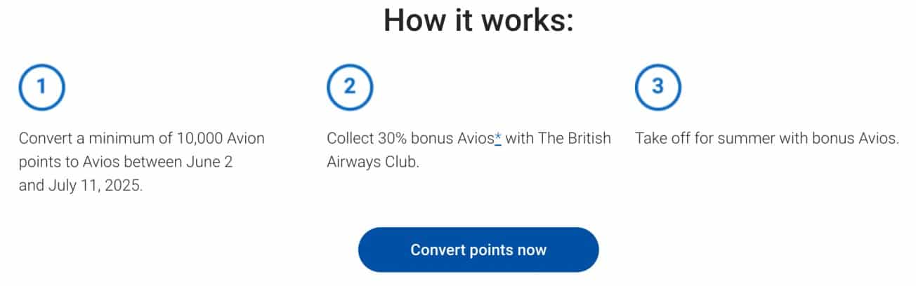 RBC British Airways Transfer Bonus Summer 2025 Instructions