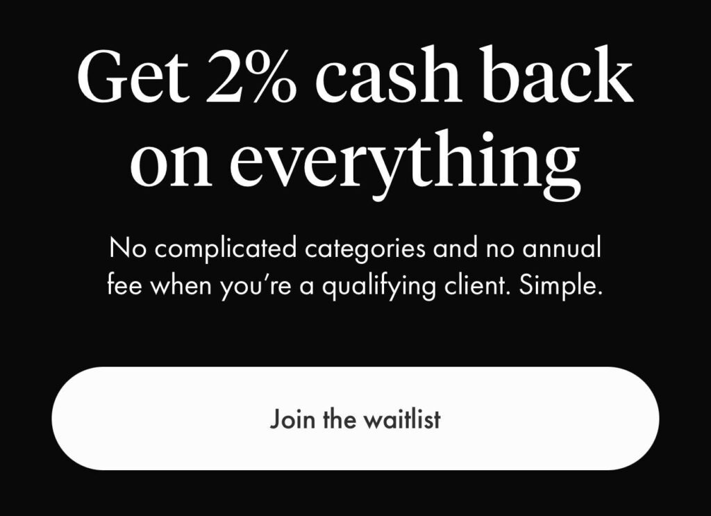wealthsimple visa infinite waitlist