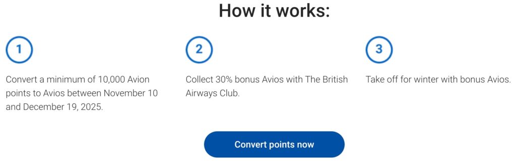 Avion Rewards 30 bonus British Airways Avios Stepspng