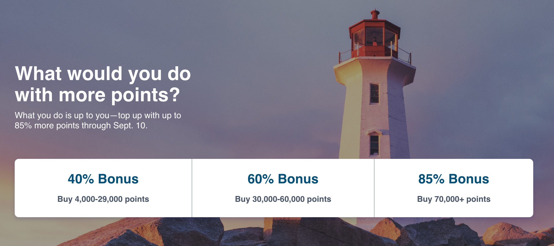 aeroplan buy points 85 aug 2025