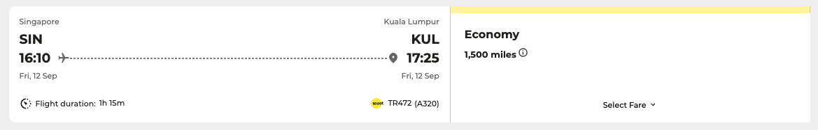 scoot sin kul miles
