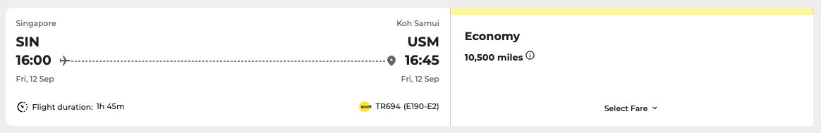 scoot sin usm miles