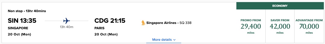 singapore airlines spontaneous escapes october 30 sin cdg