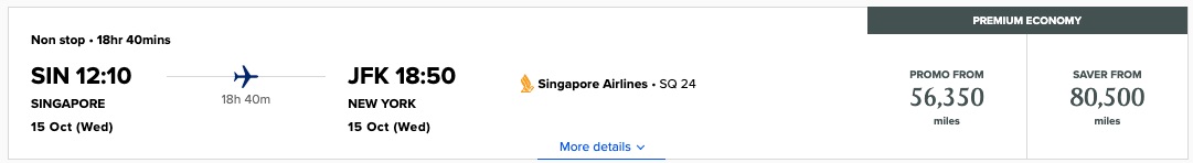 singapore airlines spontaneous escapes october 30 sin jfk