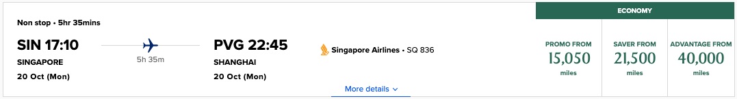 singapore airlines spontaneous escapes october 30 sin pvg