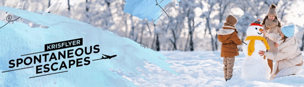 KrisFlyer Spontaneous Escapes Jan 2026